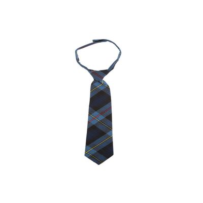 French Toast Boys' Adjustable Plaid Tie, Blue/Red Plaid, One Size