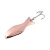 AL's Goldfish Lure Company, G300 Goldfish Freshwater Fishing Spoon Lure with Treble Hook for Trout, Salmon, Bass, Walleye, Northern Pike and Muskie. 1/2 oz. 2-3/4", #2 Hook, Copper view 1