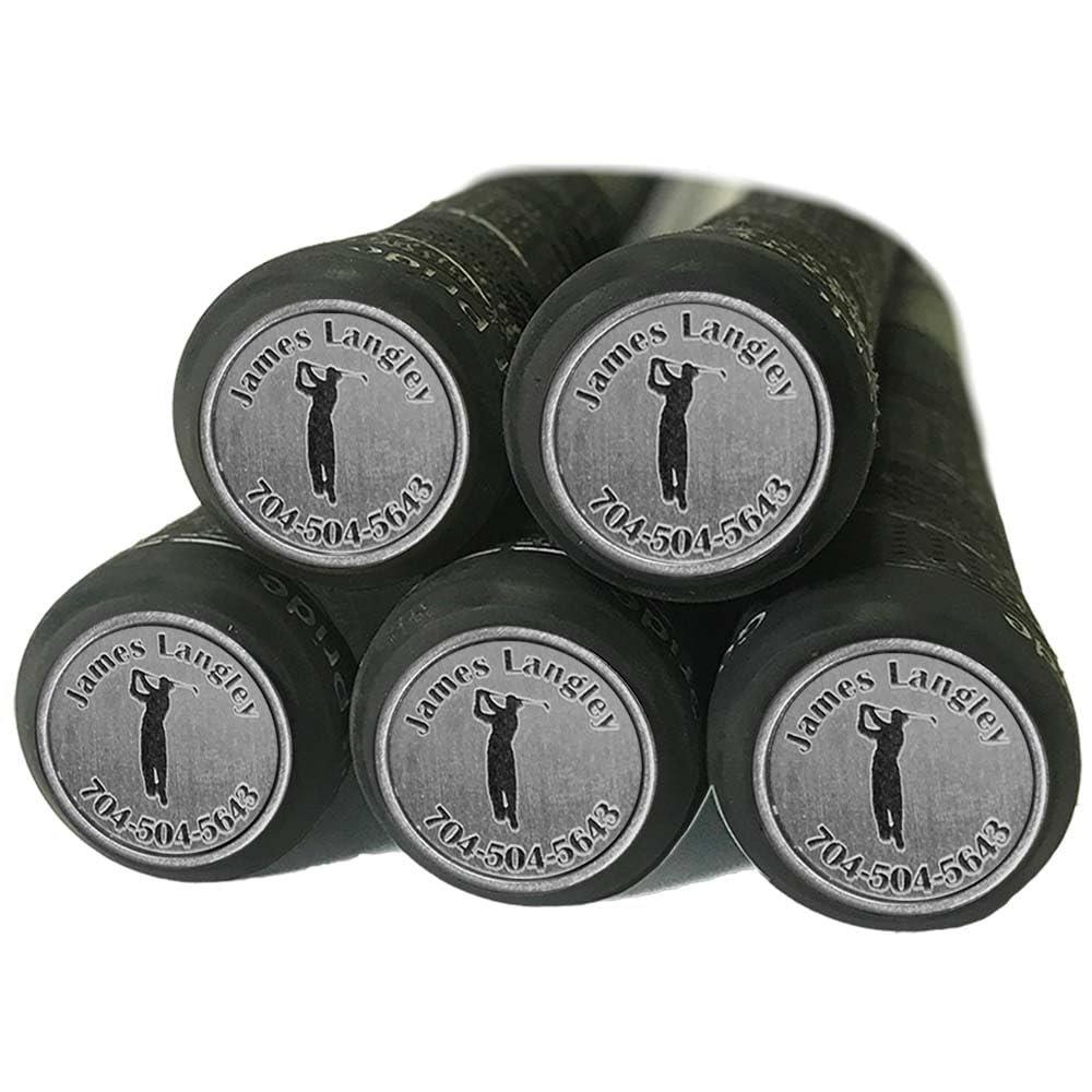 Personalized Golf Club Finders with Male Golfer~Laser Engraved~Set of 14~4 Color Options~5 Engraving Styles
