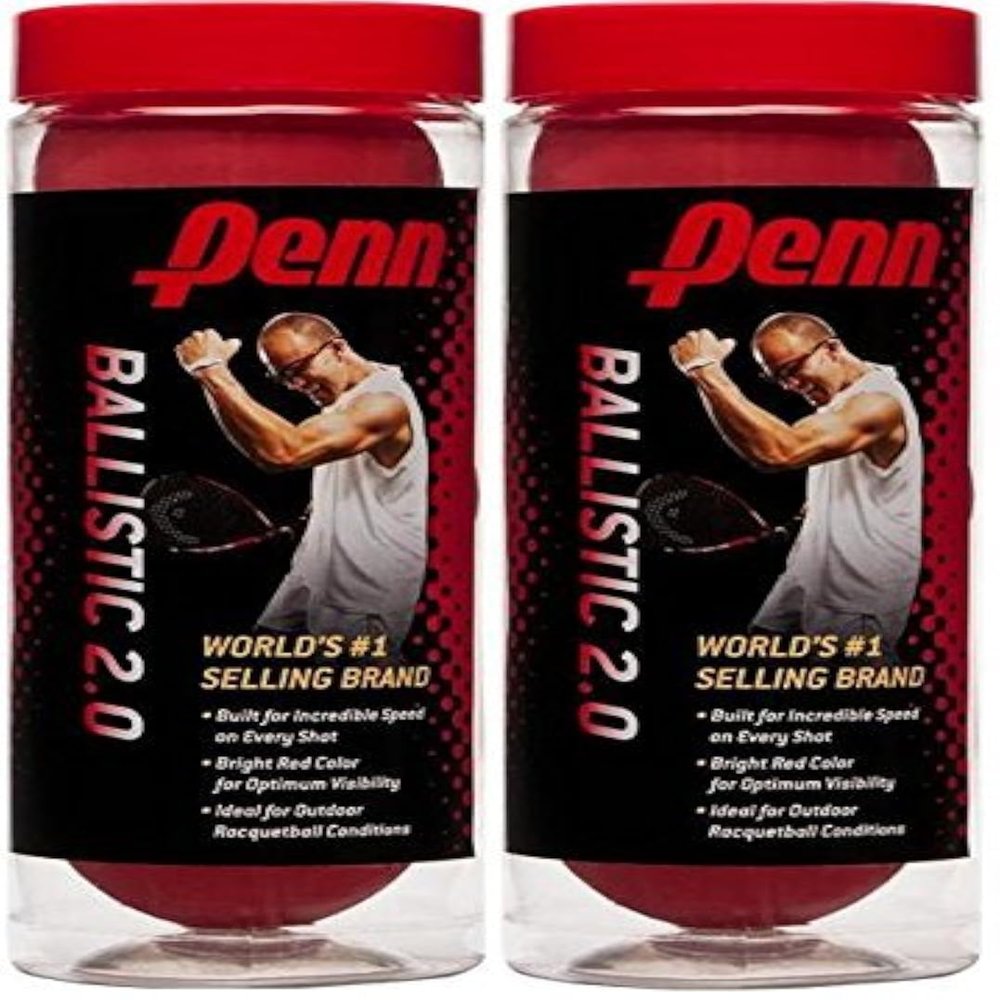 Penn Racquetballs (2 cans) 3 Pack Ballistic