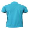 BCPOLO Men's Zip Polo Shirt Short Sleeve Dri Fit Athletic Polo Shirt-Aqua M view 2