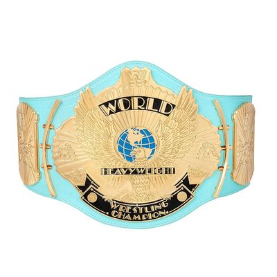 WWE Authentic Wear Replica Blue Winged Eagle Championship Title Belt