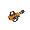 XPEDO CXR Clipless Bicycling Pedals | Dual-Sided Entry, Posi-Lock Retention, Lightweight Aluminum Body, Ideal for Cyclocross, Gravel, and XC Riding | Orange view 2