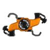 XPEDO CXR Clipless Bicycling Pedals | Dual-Sided Entry, Posi-Lock Retention, Lightweight Aluminum Body, Ideal for Cyclocross, Gravel, and XC Riding | Orange view 3
