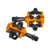 XPEDO CXR Clipless Bicycling Pedals | Dual-Sided Entry, Posi-Lock Retention, Lightweight Aluminum Body, Ideal for Cyclocross, Gravel, and XC Riding | Orange view 4