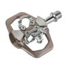 XPEDO TRVS Duo Bicycling Pedals | Hybrid SPD Clipless & Flat Platform, 6061 Forged Aluminum Body, Cromoly Spindle, 3 Sealed Bearings | Gray view 2