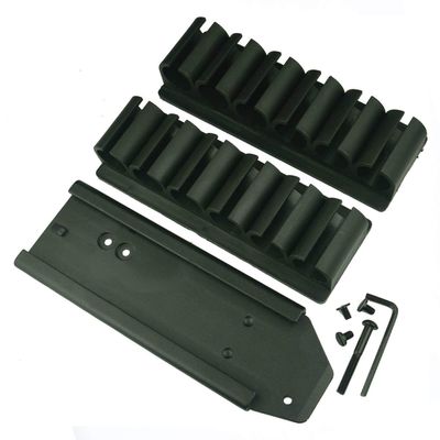 Ultimate Arms Gear QD Slide Side Saddle Plate with Pair of 6 Round 12 Gauge Shotshell Shot Shell No Gunsmithing Carrier Mount For The Mossberg 500 & 590 Shotgun