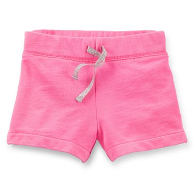Carter's Baby Girls' French Terry Shorts (3 Months, Pink)