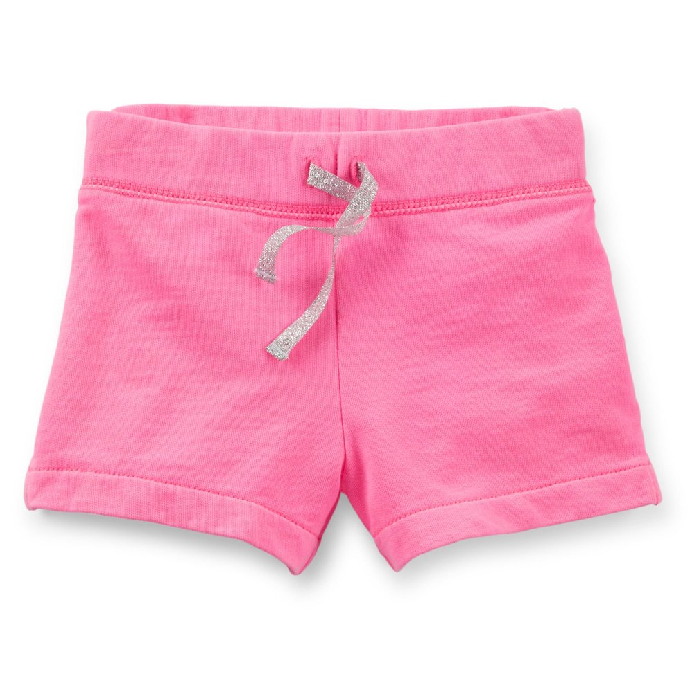 Carter's Baby Girls' French Terry Shorts (3 Months, Pink)