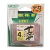 Owner 11329 Single Hook, Integrated Hook, Sakasa Fast, Deca Pack, No. 4, 24 Pieces view 1