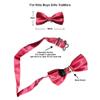 Moda Di Raza Boys Bowtie Pre-Tied Satin Formal Tuxedo Bowtie Adjustable Length Satin Kids Bow Tie - Apple Green Bow Tie One Size [Paperback] view 3