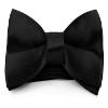 Moda Di Raza Bowties for kids Black Bow Tie - Adjustable Pre Tied Solid Color Wedding School Black Kids bowtie view 1