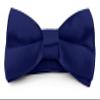 Moda Di Raza Boys Bowtie Pre-Tied Satin Formal Tuxedo Bowtie Adjustable Length Satin Kids Bow Tie - Navy One Size Bow Ties view 1