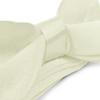 Moda Di Raza Boys Bowtie Pre-Tied Satin Formal Tuxedo Bowtie Adjustable Length Satin Kids Bow Tie - Off White Bow Tie One Size Bow Ties view 2