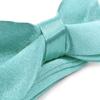 Moda Di Raza Boys Bowtie Pre-Tied Satin Formal Tuxedo Bowtie Adjustable Length Satin Kids Bow Tie - Turquoise One Size Bow Ties [Paperback] view 2