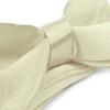 Moda Di Raza - Boy/Men's Bow Tie Pre Tied 4x2 inch Formal Casual BowTies - Ivory Bowtie view 2