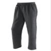 Russell Athletic Big Boys' Youth Dri-Power Fleece Open Bottom Pocket Pant, Black Heather, Medium view 2