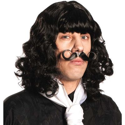 Captain Hook Pirate Wig & Moustache