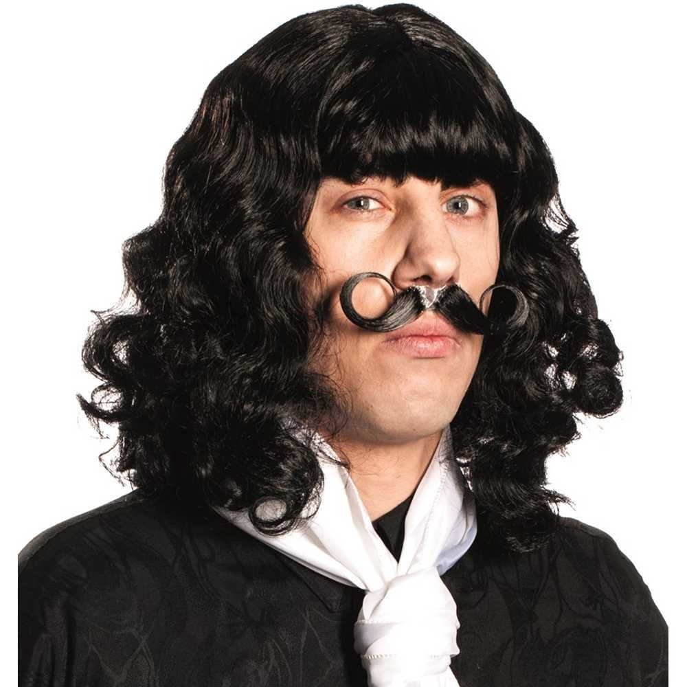 Captain Hook Pirate Wig & Moustache