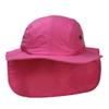 TopHeadwaear 4 Panel Large Bill Flap Hap (Youth Size) - Hot Pink view 2