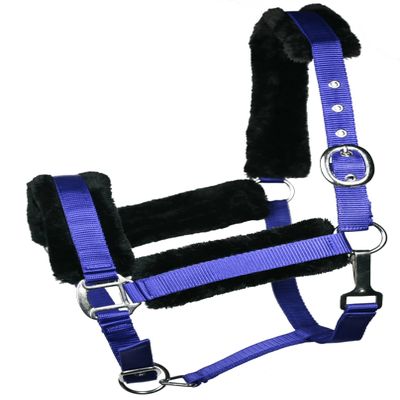 Gatsby Nylon Halter/Removable Fleece Horse Royal