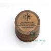Handmade Brass Sundial Compass  Thoreau Dream Chaser Quote  Go Confidently in The Direction of Your Dreams  Vintage Sun Clock with Leather Case  Gift for Explorer, Graduate or Loved One view 4