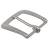 1 1/2" (38 mm) Single Prong Square Belt Buckle Color: Antique Silver view 2
