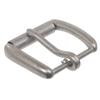 1 1/8" (30 mm) Nickel Free Single Prong Roller Belt Buckle Color: Antique Silver view 2