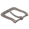 1 1/2" (38 mm) Single Prong Square Belt Buckle Color: Antique Silver view 2