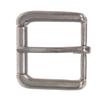 1 3/8" (35 mm) Single Prong Rectangular Roller Belt Buckle Color: Antique Silver view 1