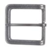 1 1/2" (40 mm) Single Prong Square Belt Buckle Color: Antique Silver view 1