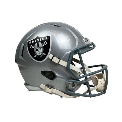 NFL Oakland Raiders Riddell Full Size Replica Speed Helmet, Medium, Silver
