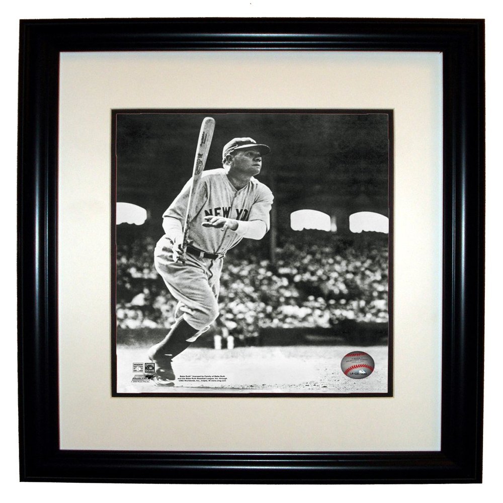 Babe Ruth NY Yankees 8x10 Photo in an 11x14 Double Matted Black Frame #088