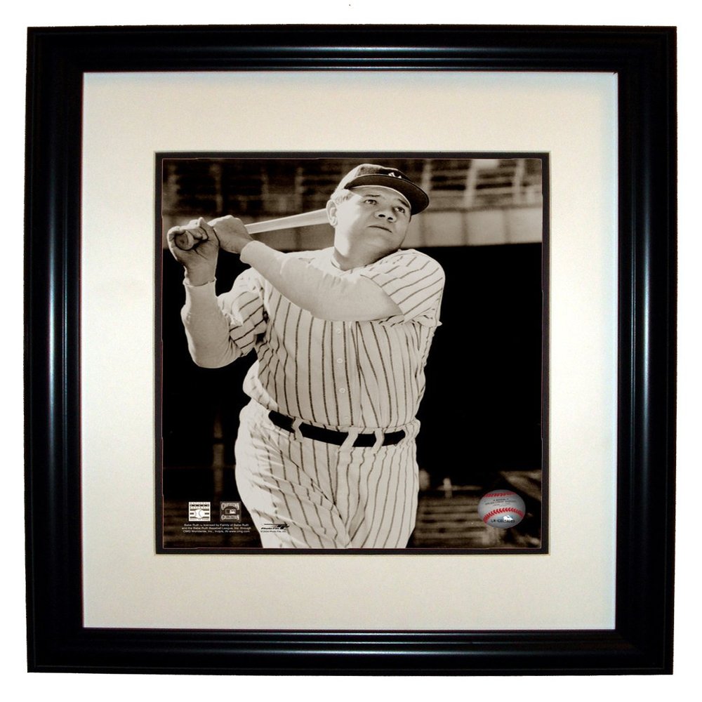 Babe Ruth NY Yankees 8x10 Photo in an 11x14 Double Matted Black Frame #009