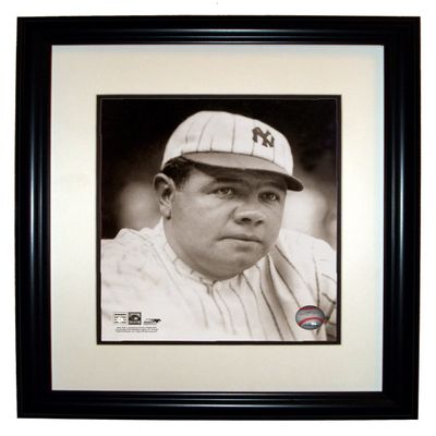 Babe Ruth NY Yankees 8x10 Photo in an 11x14 Double Matted Black Frame #015