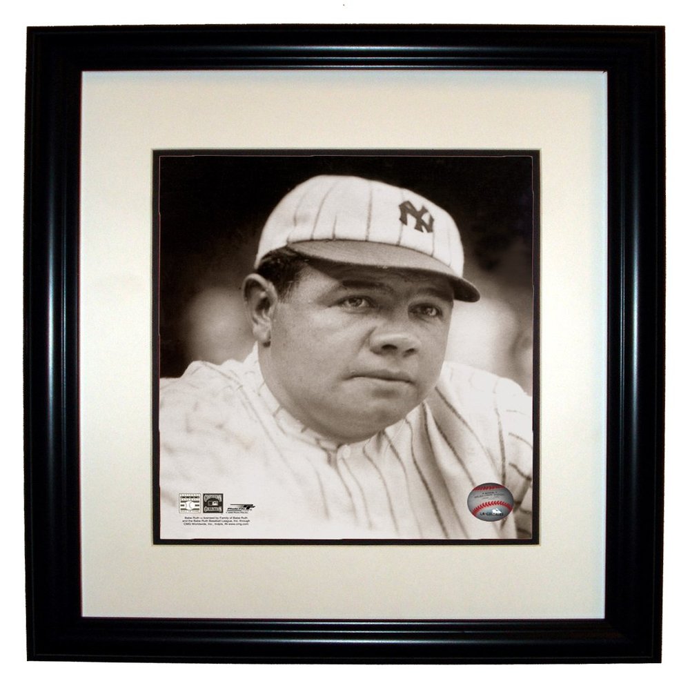 Babe Ruth NY Yankees 8x10 Photo in an 11x14 Double Matted Black Frame #015