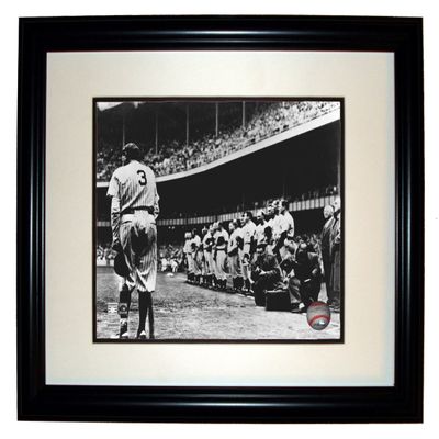 Babe Ruth NY Yankees 8x10 Photo in an 11x14 Double Matted Black Frame #018