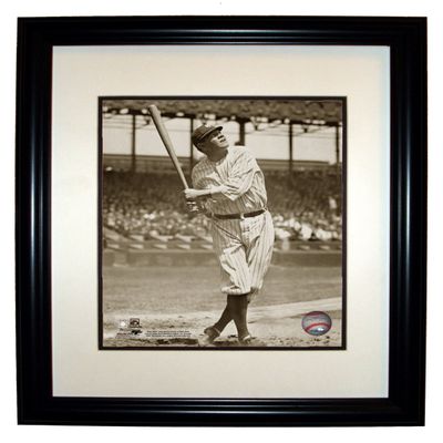 Babe Ruth NY Yankees 8x10 Photo in an 11x14 Double Matted Black Frame #032