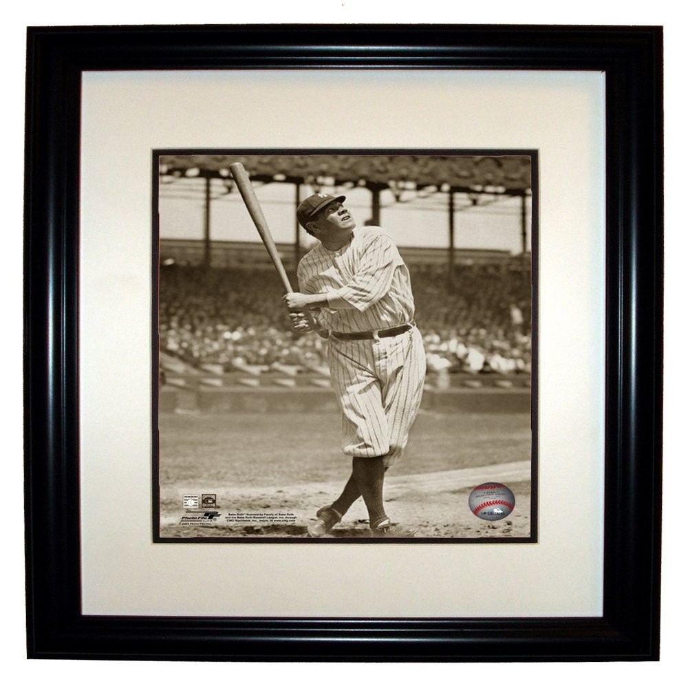 Babe Ruth NY Yankees 8x10 Photo in an 11x14 Double Matted Black Frame #032
