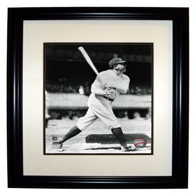 Babe Ruth NY Yankees 8x10 Photo in an 11x14 Double Matted Black Frame #083