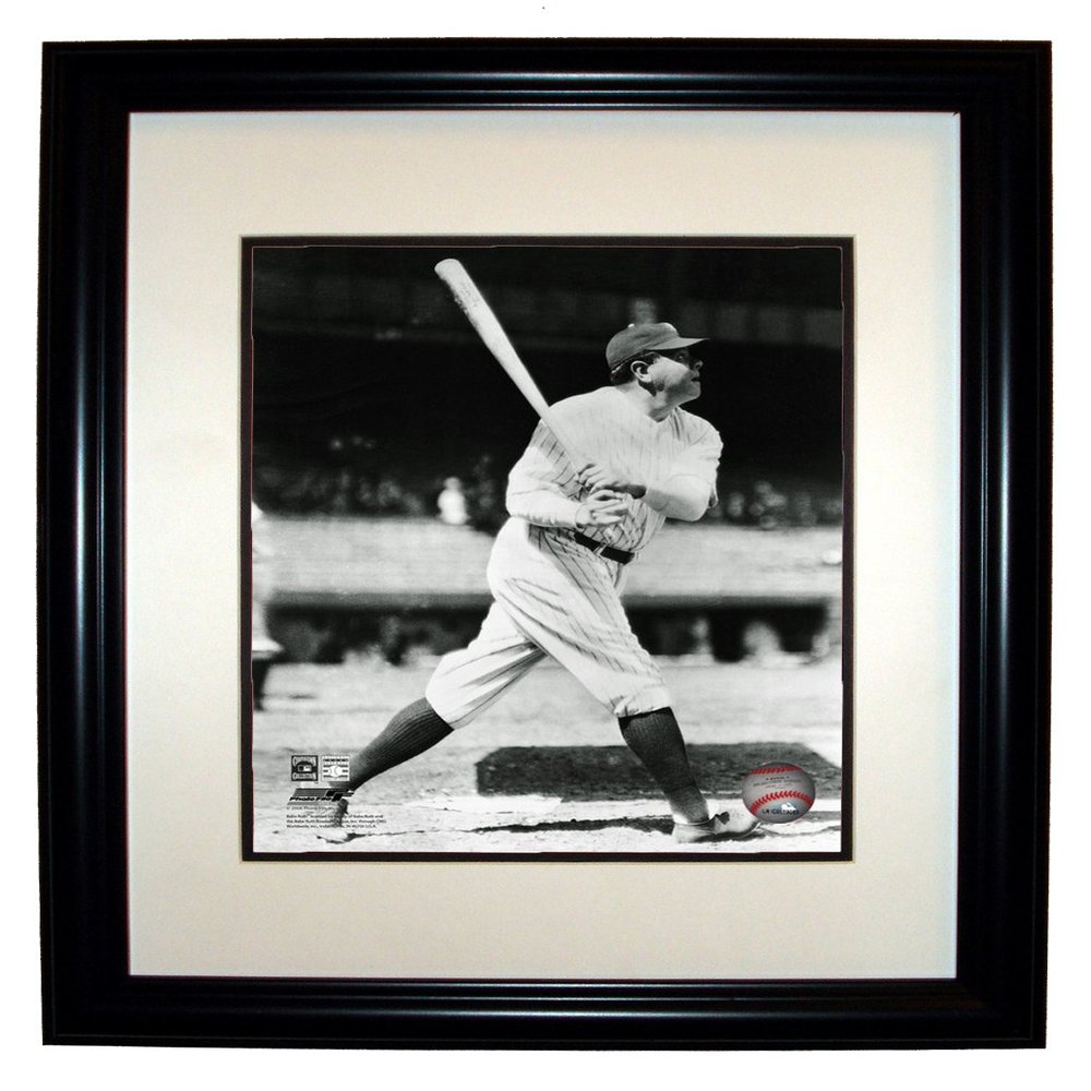 Babe Ruth NY Yankees 8x10 Photo in an 11x14 Double Matted Black Frame #083