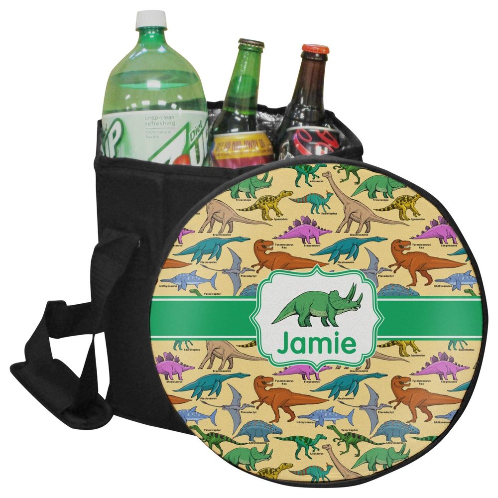 YouCustomizeIt Personalized Dinosaurs Collapsible Cooler & Seat
