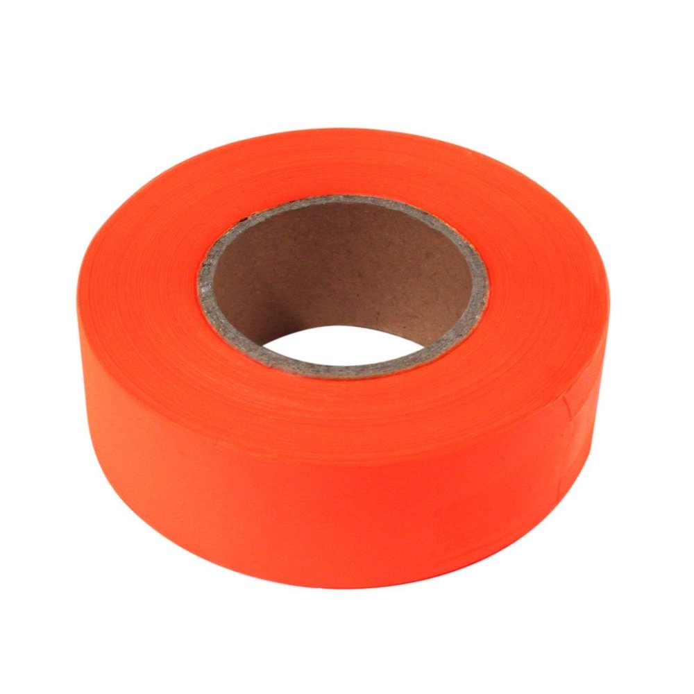 ASR Outdoor 200ft Hiking Gear High Visibility Marking Ribbon, Orange