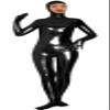 VSVO Shiny Spandex Open Face Full Bodysuit Zentai Costume (XX-Large, Black) view 1