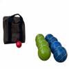 BuyBocceBalls Listing - Made in USA, Premium Quality Official Tournament Bocce Set - 110mm Blue and Lime Green Balls Nylon Bag; Regulation Size Balls 998 Grams (2 lbs. 3.2 oz.) view 4