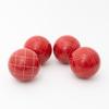 BuyBocceBalls Listing - American-Made, Premium Tournament Bocce Set - 110mm Lime Green and Red Balls, Nylon red Bag, 998 Grams (2 lbs. 3.2 oz.). Various Bag Colors view 2