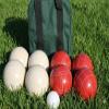 BuyBocceBalls Listing - Made in USA, Premium Quality Tournament Bocce Set - 110mm Red and White Balls Nylon Bag; Regulation Size Balls 998 Grams (2 lbs. 3.2 oz.) view 1