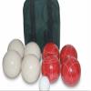 BuyBocceBalls Listing - Made in USA, Premium Quality Tournament Bocce Set - 110mm Red and White Balls Nylon Bag; Regulation Size Balls 998 Grams (2 lbs. 3.2 oz.) view 2