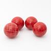 BuyBocceBalls Listing - Made in USA, Premium Quality Tournament Bocce Set - 110mm Blue and Red Balls, Nylon Green/Black Bag, 998 Grams (2 lbs. 3.2 oz.). Various Bag Colors view 3