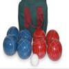 BuyBocceBalls Listing - Made in USA, Premium Quality Tournament Bocce Set - 110mm Blue and Red Balls, Nylon Maroon Bag, 998 Grams (2 lbs. 3.2 oz.). Various Bag Colors view 2